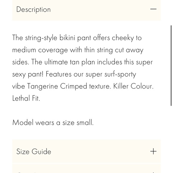 It’s Now Cool Crimped Tangerine Bikini - Picture 13 of 16